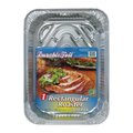 Home Plus Home Plus 6392013 11.87 x 16.62 in. Durable Foil Roasting Rack & Pan - Silver- pack of 12 6392013